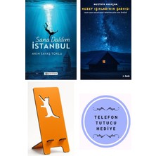Epsilon Yayınevi Sana Daldım Istanbul - Akın Savaş Toklu + Kuzey Işıklarının Şarkısı + Telefon Tutucu