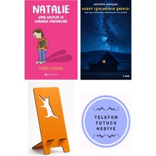 Epsilon Yayınevi Natalie - Kırık Kalpler ve Kurbağa Yağmurları - Maria Scrivan + Kuzey Işıklarının Şarkısı + Telefon Tutucu