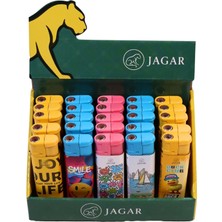 Jagar 25'li Paket Çakmak 5 Renk Çakmak JCM001