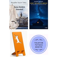 Epsilon Yayınevi Sana Geldim Istanbul - Muzaffer Seçim Toklu + Kuzey Işıklarının Şarkısı + Telefon Tutucu