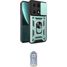 Marsilyan™- Poco M6 Pro 4g Kılıf Ahenk Klasik - Siyah Joko Magic 5d Cam