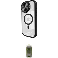 Marsilyan™- iPhone 14 Pro Max Kılıf Kıvılcım Modern Koleksiyonu - Siyah Joko Magic 5d Hayalet Cam