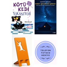 Epsilon Yayınevi Kötü Kedi Yıkanıyor - Nick Bruel + Kuzey Işıklarının Şarkısı + Telefon Tutucu
