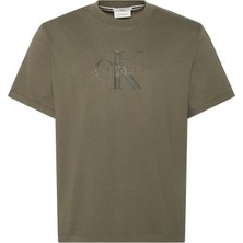 Calvin Klein Erkek Yeşil Calvin Klein Ss Hero Monologo Tee, Ldy Yeşil Erkek T-Shirt