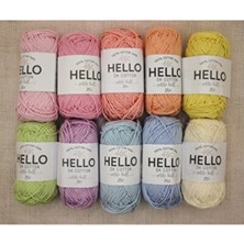 Empressco Pastel Renkli 10'lu Amigurumi ve Punch Iplik Seti, Yumuşak ve Kaliteli Malzeme