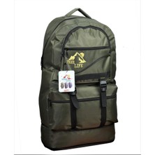 Montana Mountainer Free Polo Life Unisex Haki Körüklü 65 lt Kapasiteli Dağcı Sırt Çantası
