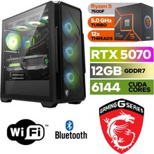 MSI Şafak-Gaming Pc Ddr5 |ryzen 7 7700 | Rtx 5060 8gb | 16 Fiyatı