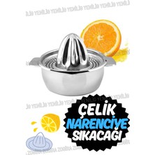 Yenilig Paslanmaz Çelik Limon Nar Sıkacağı Ergonomik Tasarım Çekirdek Filtresi Dayanıklı ve Kolay Temizlenir