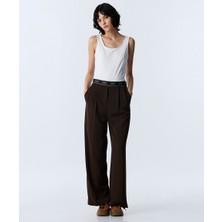 Twist Slogan Jakarlı Pantolon TW6260003212074
