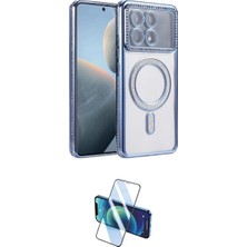 Marsilyan™- Poco X6 Pro Kılıf Zirve Doku Prime - Siyah 3D Antistatik Cam Ekran Koruyucu