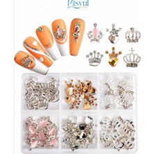 Misyul Tırnak Süsleme Royal Charm Seti 6'lı Nail Art Tırnak Süslemesi