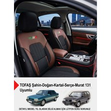 Gm Design Perfetto Serisi Lüks Keten Oto Koltuk Kılıfı - (Tofaş Kartal-Şahin-Doğan-Serçe-Tempra Ile Uyumlu)