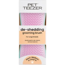 Pet Teezer Tüy Dökülme Karşıtı ve Kir Temizleyici Pembe Köpek Fırçası