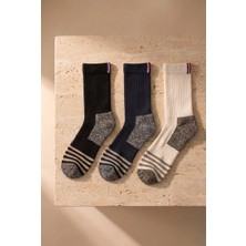 3 Lü Paket Shaftless Golf Soket Çorap Siyah/beyaz/lacivert