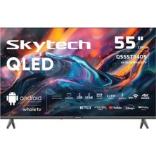 Skytech Q55ST3405 4K Ultra Hd 55 139 Ekran Uydu Alıcılı Smart QLED Tv