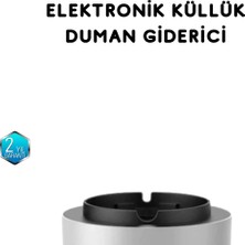 Allians Sell Sigara Dumanı ve Koku Giderici Hava Temizleyici Küllük – 2 Katmanlı Filtreli 1203179 - Ev ve Günlük Kullanım Için Pratik ve Düzenli Çözüm