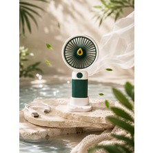 Mini Vantilatör USB Şarjlı -3 Kademeli Üfleme ( Yeşil )