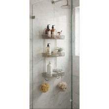 Chrom Paslanmaz Çelik  Banyo Rafı