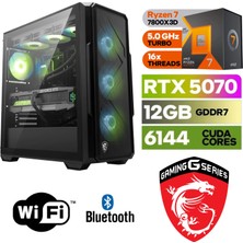 MSI Şafak-Gaming Pc Amd Ryzen 7 9700X 16GB Ddr5 Ram Rtx 5070 Fiyatı