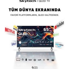 Skytech Q65ST3405 4K Ultra Hd 65" 165 Ekran Uydu Alıcılı Smart QLED Tv