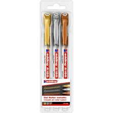 Edding Crystaljelly 3Lü Paket Metal 2185