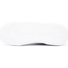 Tamer Tanca Erkek Hakiki Deri Beyaz Sneakers & Spor Ayakkabı 1212 2501 Erk Ayk Y26 Beyaz Fltr