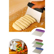 Orvila Hamur Doğrayıcı Çelik Spatula Sebze ve Meyve Dilimleyici Spatula