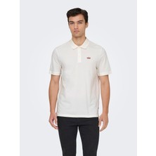 Only & Sons Onsdawson Reg Ss Polo Shırt Vd Cloud Dancer
