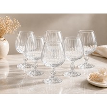 Crystalex Kristal 6’lı Renkli Kristal Kesme Kahve Yanı Su Bardağı Kadeh Set 250ML | Kahve Yanı Su Bardağı- Su Kadehi -Dikasit