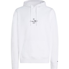 Tommy Hilfiger Outlıne Flag Scrıpt Hoodıe