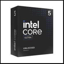 Intel Core Ultra 5-245K, 14 Core, 4.2ghz, 24MB, 125W, LGA1851, 15.nesil, Box, (Dahili Grafik Var, Fan Yok)