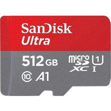 Sandisk 512GB Sandısk Ultra Uhs I Mıcrosd Card 150MB/S SDSQUAC-512G-GN6MN