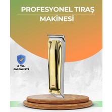 Armüz Berber Tipi Saç Sakal Kesme Makinesi USB Şarjlı Sessiz Motorlu