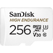 Sandisk 256GB Sandısk Hıgh Endurance Mıcrosd 100MB/S SDSQQNR-256G-GN6IA