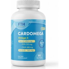 FTH Cardomega Balık Yağı Koenzim Q10 90 Yumuşak Kapsül