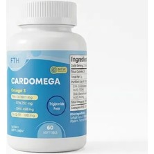 FTH Cardomega Balık Yağı Koenzim Q10 60 Yumuşak Kapsül