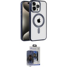 Marsilyan™- iPhone 15 Pro Max Kılıf Eksen Form Koleksiyonu - Siyah Vanessa Magic Cam