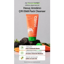 byeoLee Jeju Carrot Pack Cleanser Pirinç Kompleks Içeren Çift Etkili Maske ve Temizleme Köpüğü