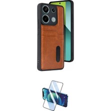 Marsilyan™- Redmi 15C 4g Kılıf Yörünge Işık Serisi - Siyah 3D Antistatik Cam Ekran Koruyucu