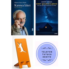 Timaş Yayınları Karınca Izleri - Hikmet Aksoy Kitabı - Nazan Bekiroğlu + Kuzey Işıklarının Şarkısı + Telefon Tutucu