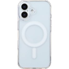 Casen iPhone 17 Magsafe Destekli Premium Darbe Emici Sert Şeffaf Telefon Kılıfı