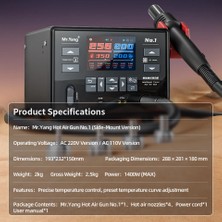 1300W Profesyonel Sıcak Hava Üfleme Istasyonu