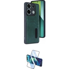 Marsilyan™- Redmi 15C 4g Kılıf Yörünge Işık Serisi - Siyah 3D Antistatik Cam Ekran Koruyucu