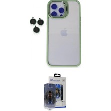 Marsilyan™- iPhone 15 Pro Max Kılıf Yankı Asil Serisi - Siyah Vanessa Magic Cam