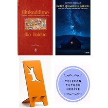 Timaş Yayınları Mukaddime - Evrensel Tarihe ve Toplum Bilimleri... - Ibn Haldun + Kuzey Işıklarının Şarkısı + Telefon Tutucu