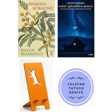 Timaş Yayınları Mimoza Sürgünü - Nazan Bekiroğlu + Kuzey Işıklarının Şarkısı + Telefon Tutucu