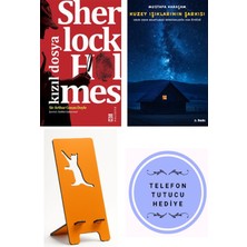 Timaş Yayınları Sherlock Holmes - Kızıl Dosya - Sir Arthur Conan Doyle + Kuzey Işıklarının Şarkısı + Telefon Tutucu