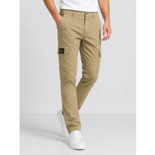 Remmy Boys Slım Fıt Erkek Likralı Kargo Pantolon 7745