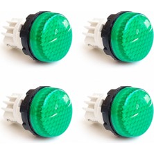 Emas Sinyal Lambası Korumalı Ledli Ø22 mm 230V Ac (4 Adet)