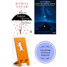 Timaş Yayınları Biraz Yağmur Kimseyi Incitmez - Kemal Sayar + Kuzey Işıklarının Şarkısı + Telefon Tutucu